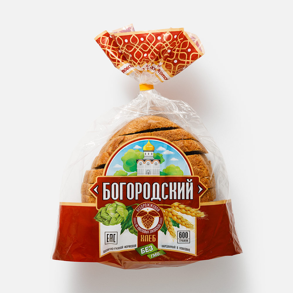

Хлеб Котовскхлеб Богородский пшенично-ржаной 600 г