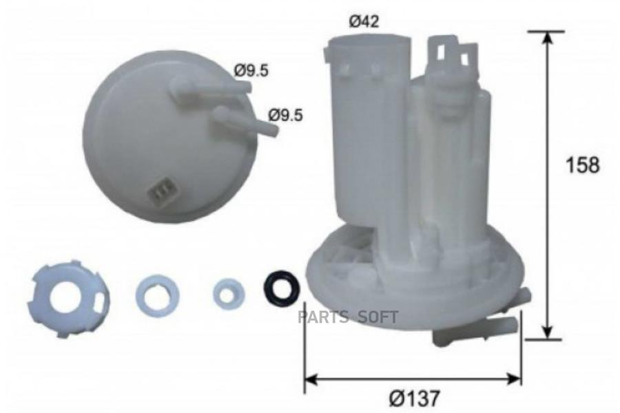 

AZUMI FST27002 Фильтр топливный () 1шт