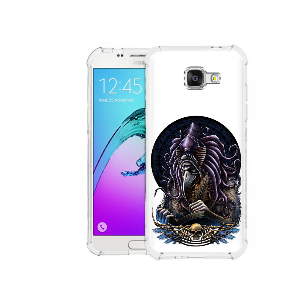 

Чехол MyPads Tocco для Samsung Galaxy A5 (2016) умный ворон (PT25252.581.650), Прозрачный, Tocco