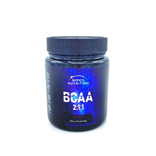 фото Аминокислоты bcaa 2:1:1 space nutrition 210 гр/вкус-лесные ягоды