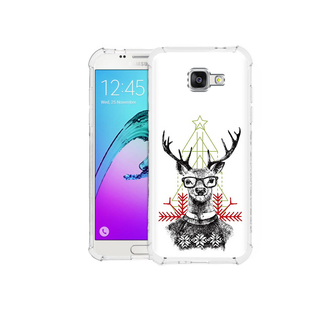 

Чехол MyPads Tocco для Samsung Galaxy A5 (2016) умный олень (PT25252.581.652), Прозрачный, Tocco