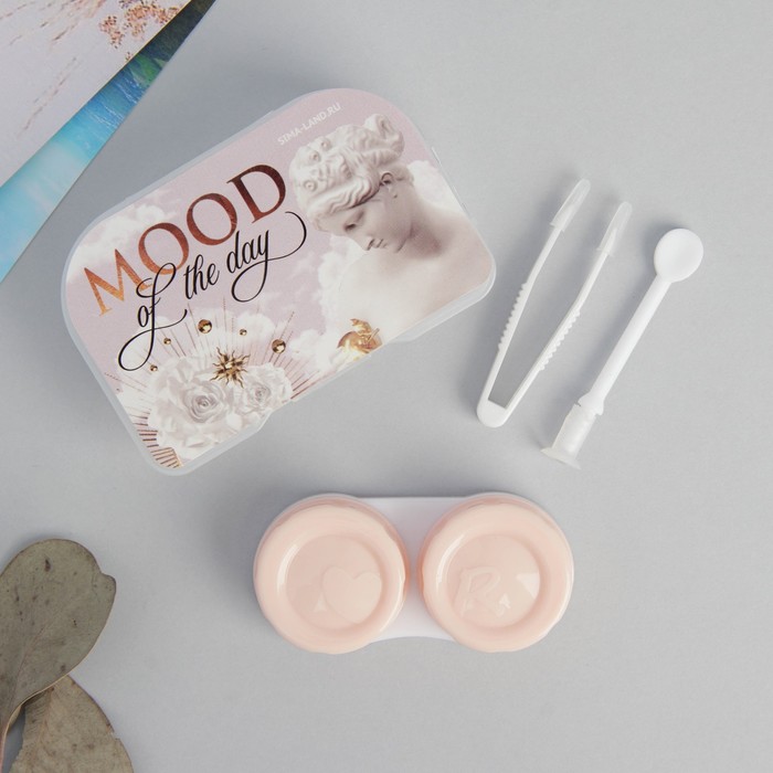 

Контейнер для линз в наборе "Mood of the day", 6,5 х 4,2 см