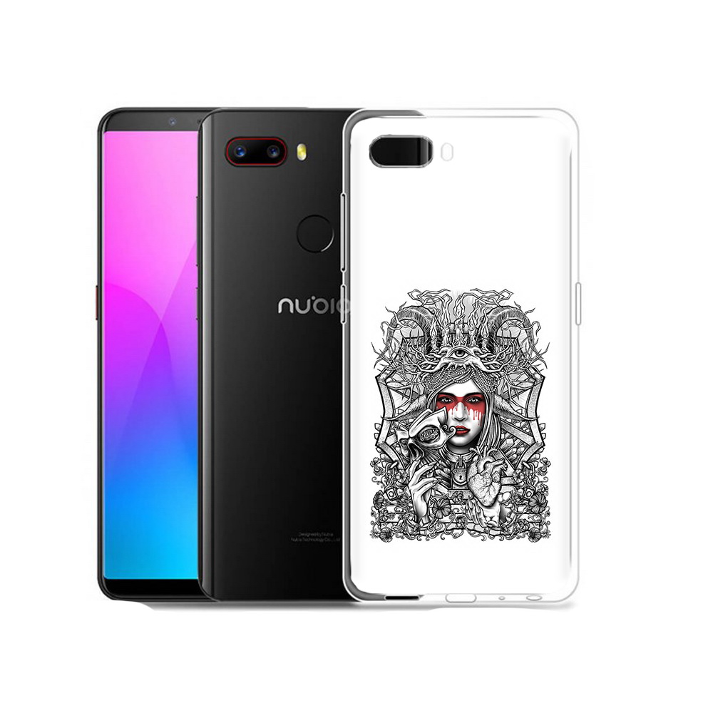 Чехол MyPads Tocco для ZTE Nubia Z18 грусная девушка (PT115657.463.302)