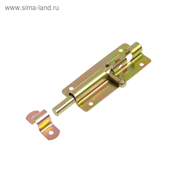 

Задвижка дверная ТУНДРА ЗД 005, 100 мм, оцинкованная, 1 шт., Серый