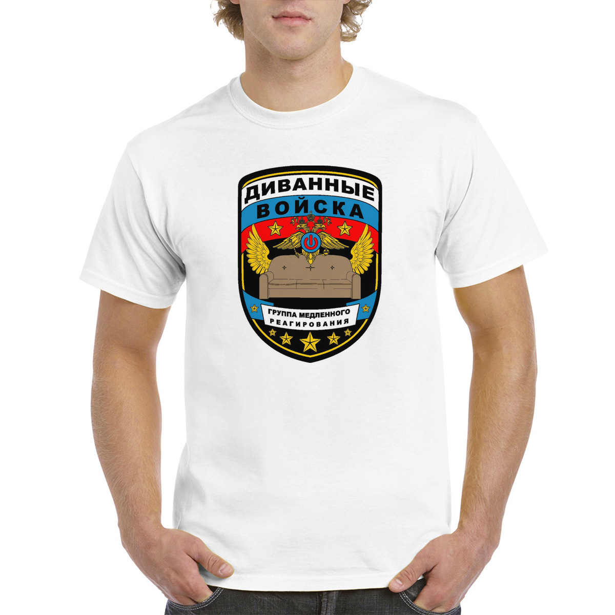 

Футболка унисекс CoolPodarok M0114421 белая 52 RU, Белый, M0114421