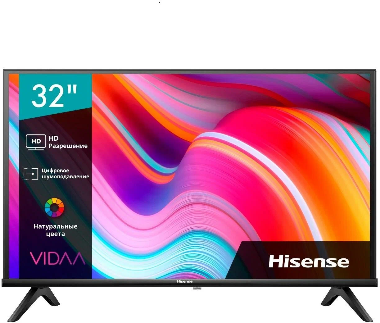 

Телевизор HISENSE 32A4K, 32"(81 см), HD, Черный, 32A4K