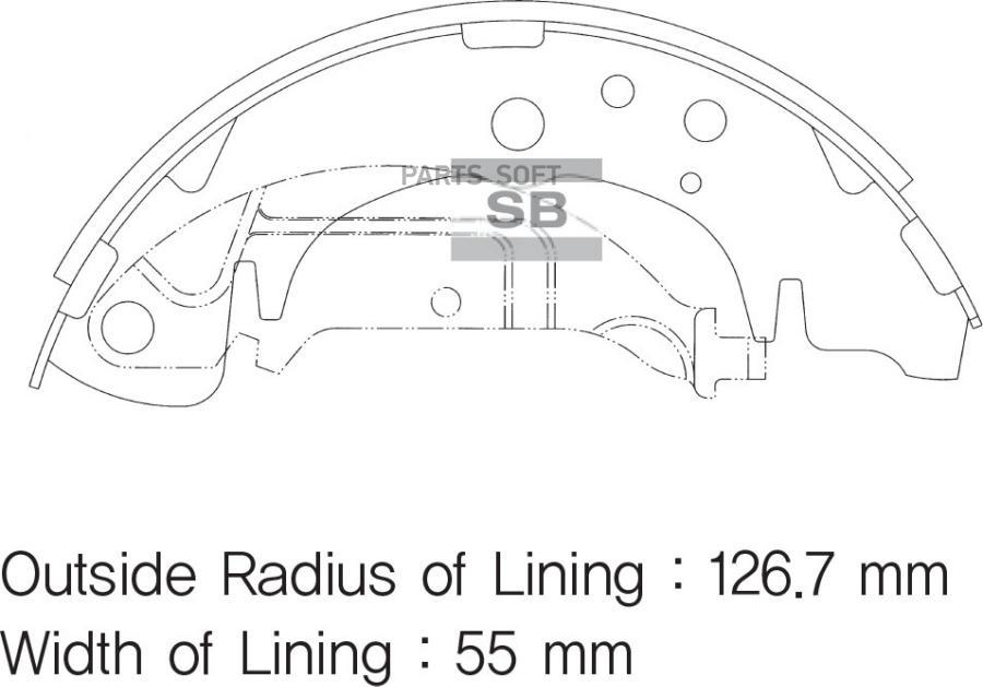 

Тормозные колодки Sangsin brake SA020