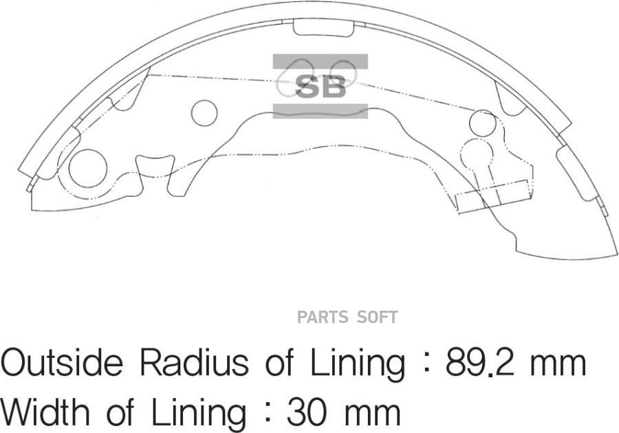 

Тормозные колодки Sangsin brake SA047