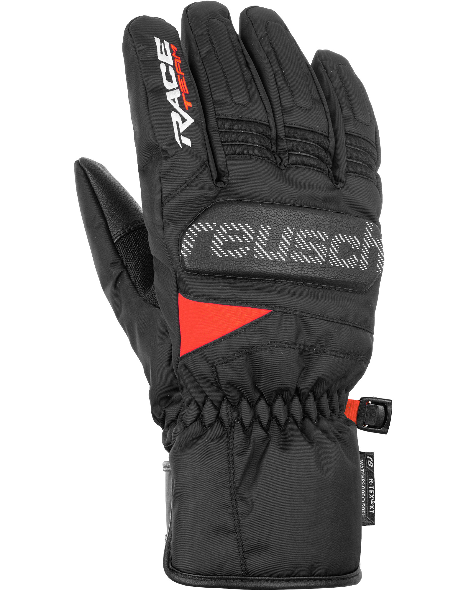 фото Перчатки reusch 2020-21 ski race vc r-tex® xt black/white/fluo red inch 9,5