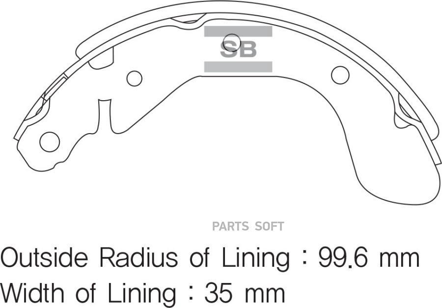 

Тормозные колодки Sangsin brake SA129