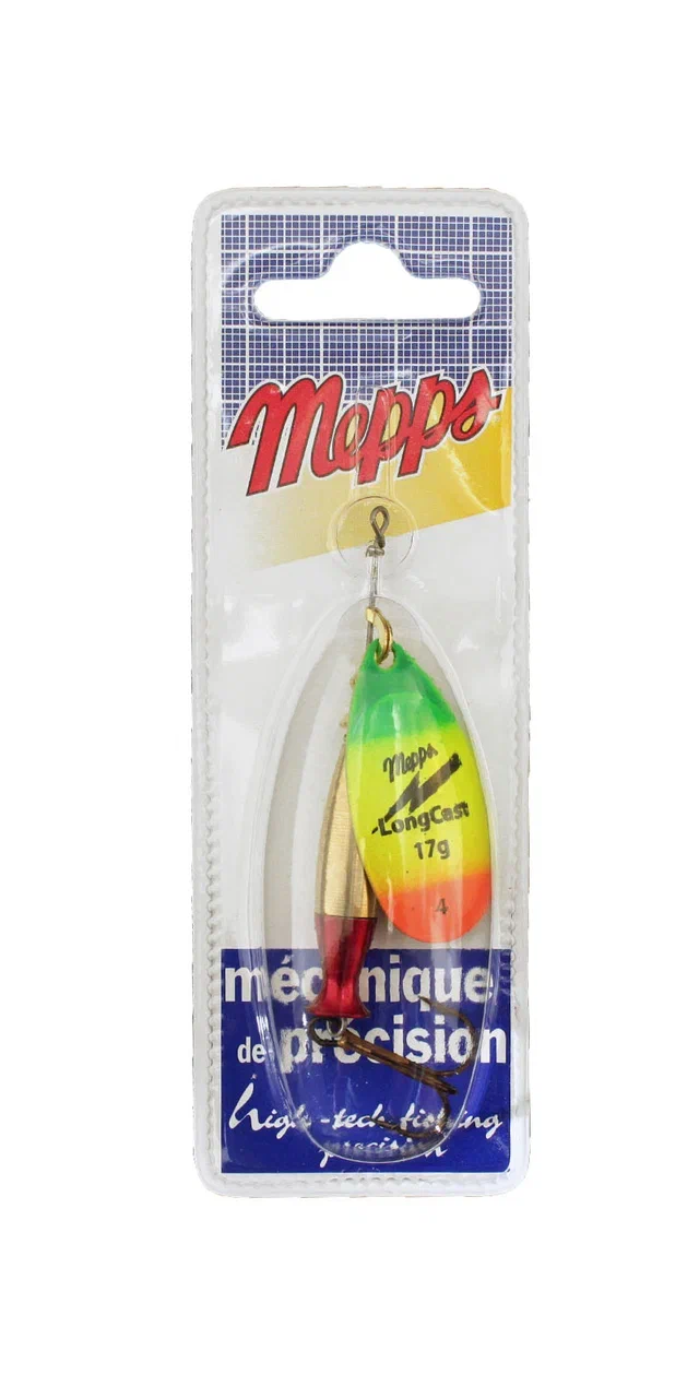 

Блесна вращающаяся Mepps Aglia Longcast Tiger №4, 17 г, блистер, Оранжевый;желтый;зеленый