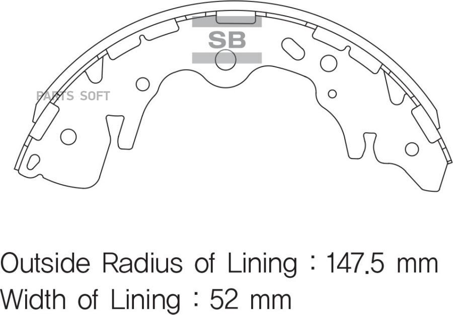 

Тормозные колодки Sangsin brake SA136
