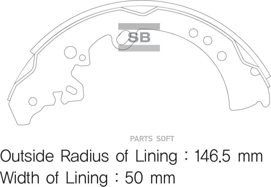 

Тормозные колодки Sangsin brake SA167