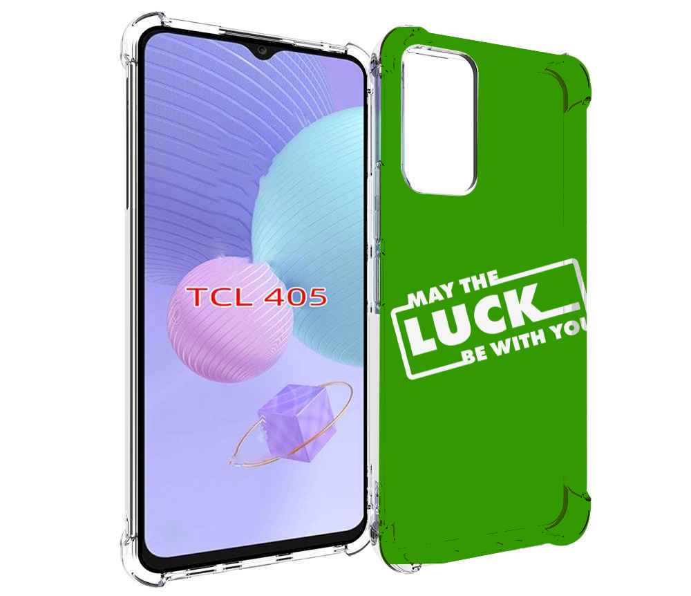 

Чехол MyPads Luck green для TCL 405, Tocco
