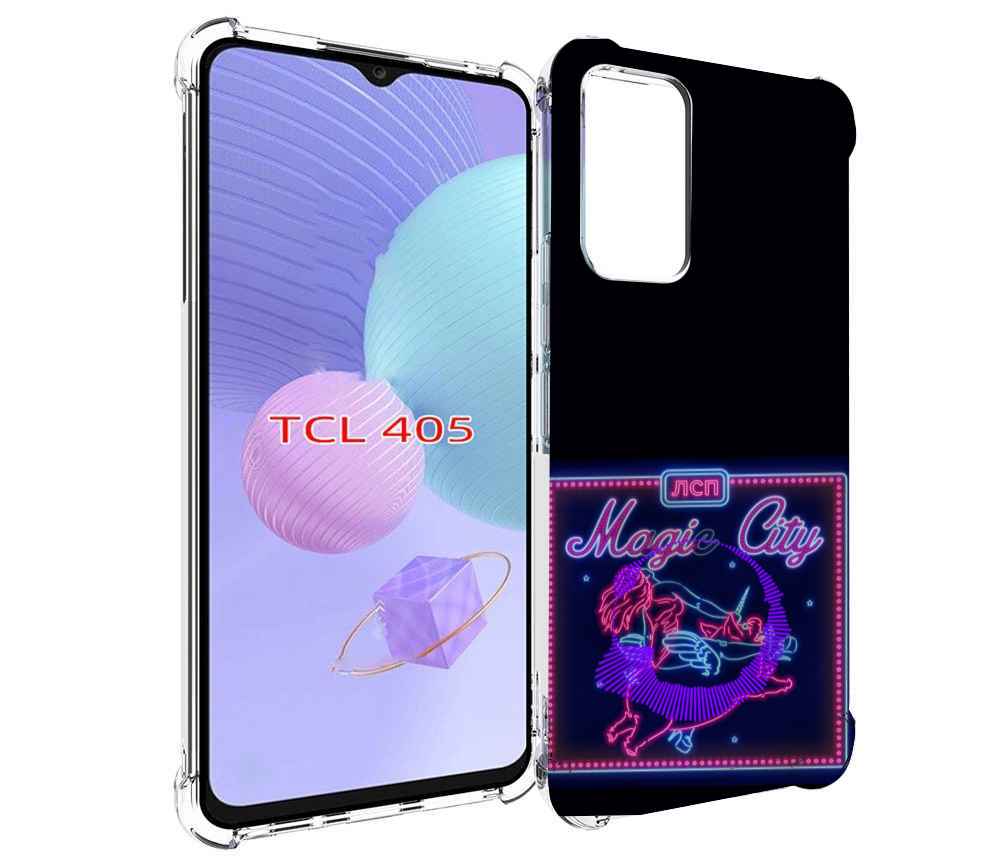 

Чехол MyPads Magic City ЛСП для TCL 405, Tocco