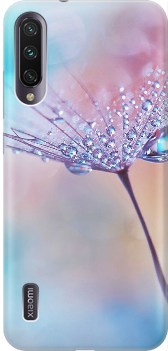 

Силиконовый чехол на Xiaomi Mi A3/CC9e "Капелька на одуванчике", Голубой;розовый, 1598