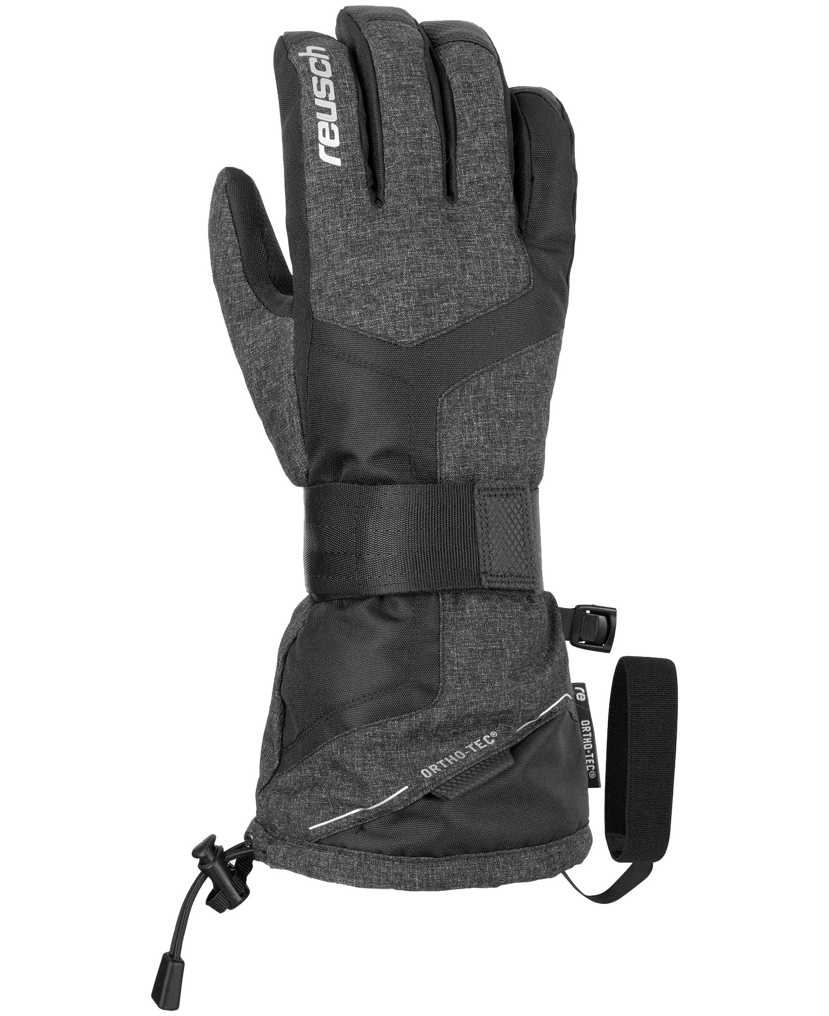 фото Перчатки reusch 2020-21 doubletake r-tex® xt black/ black melange/silver inch 11