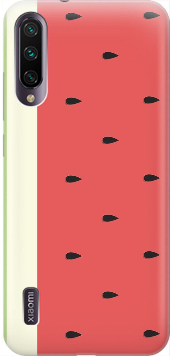 

Силиконовый чехол на Xiaomi Mi A3 "Арбуз", Белый;зеленый, 2034