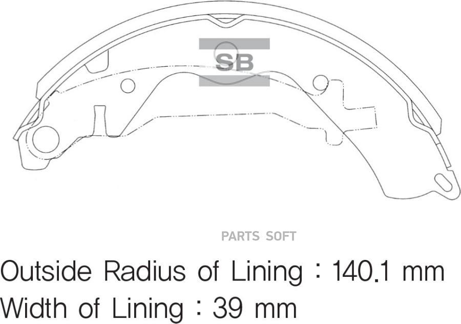 

Тормозные колодки Sangsin brake SA059