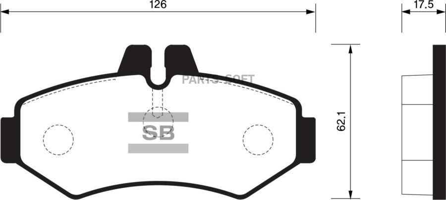 

Тормозные колодки Sangsin brake SP1278