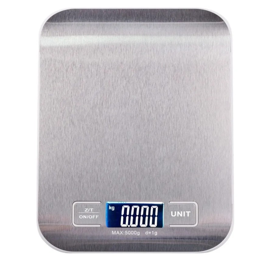 Весы кухонные NEWSTYL 3464 серебристые жир весы интеллектуальные электронные весы высокая точность цифровой имт весы