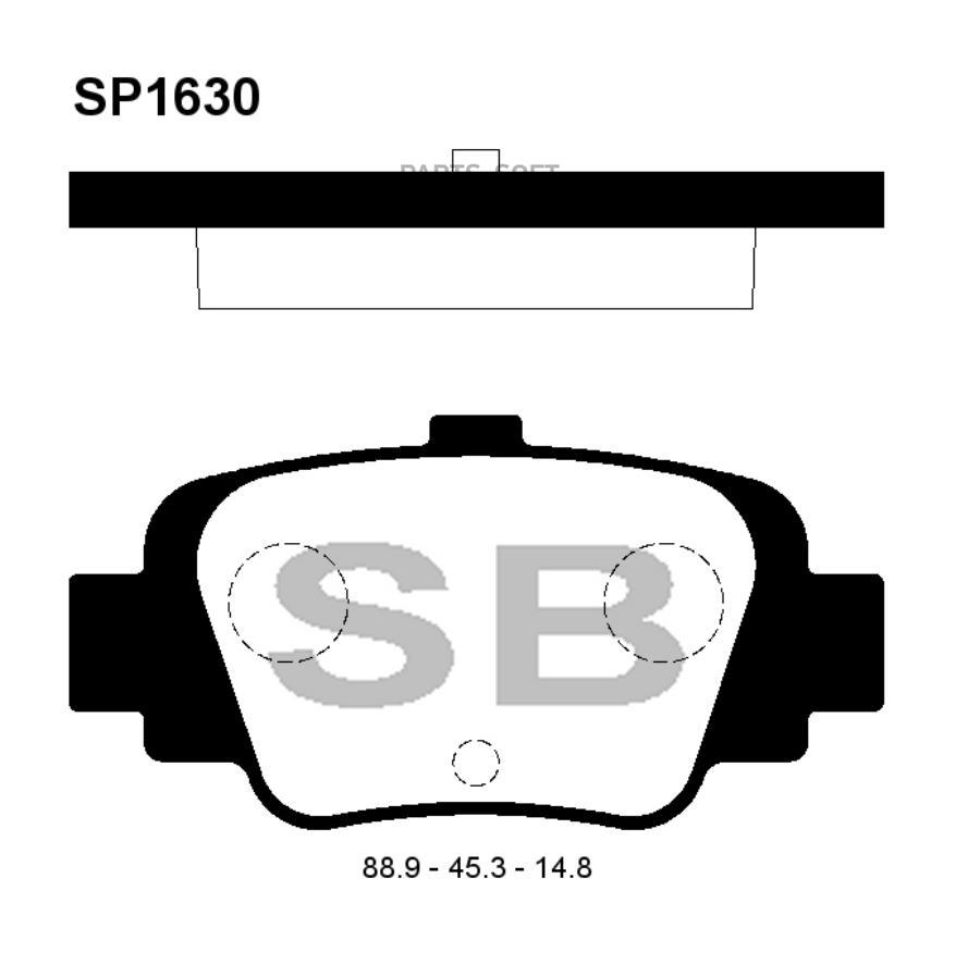 

Тормозные колодки Sangsin brake SP1630