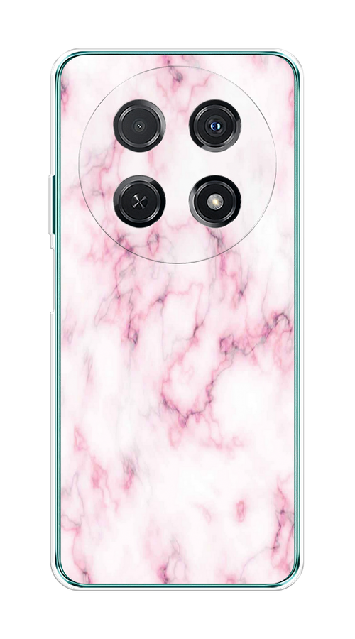 

Чехол на Huawei Nova 12i "Мрамор с розовым", Белый;розовый, 6123950-1