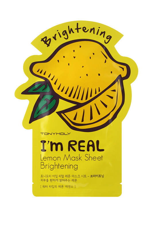 фото Маска tony moly i'm real lemon mask sheet brightening