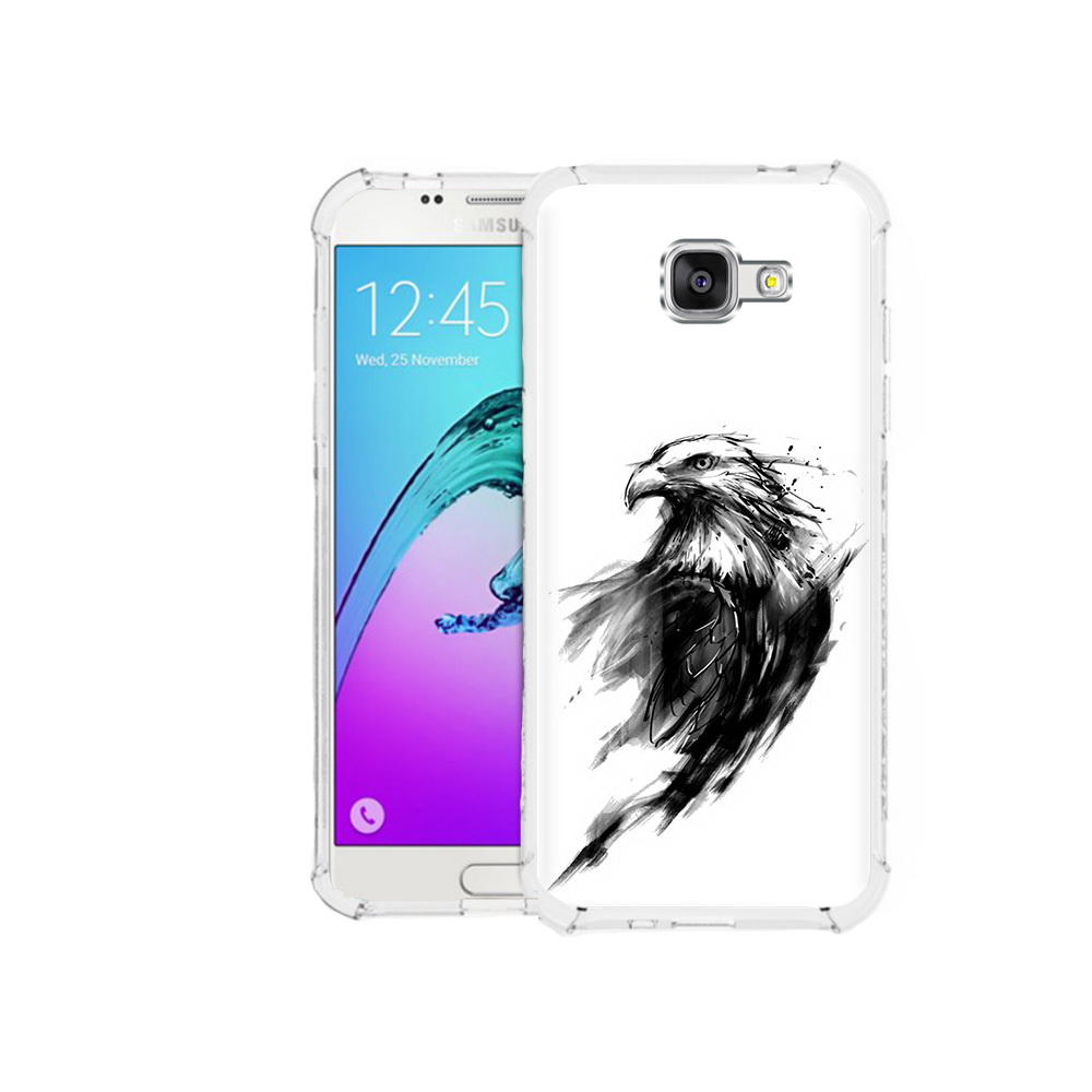 

Чехол MyPads Tocco для Samsung Galaxy A5 (2016) чб птица (PT25252.581.670), Прозрачный, Tocco