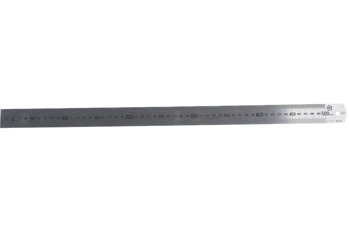 Измерительная металлическая линейка 500х30 Туламаш 101018