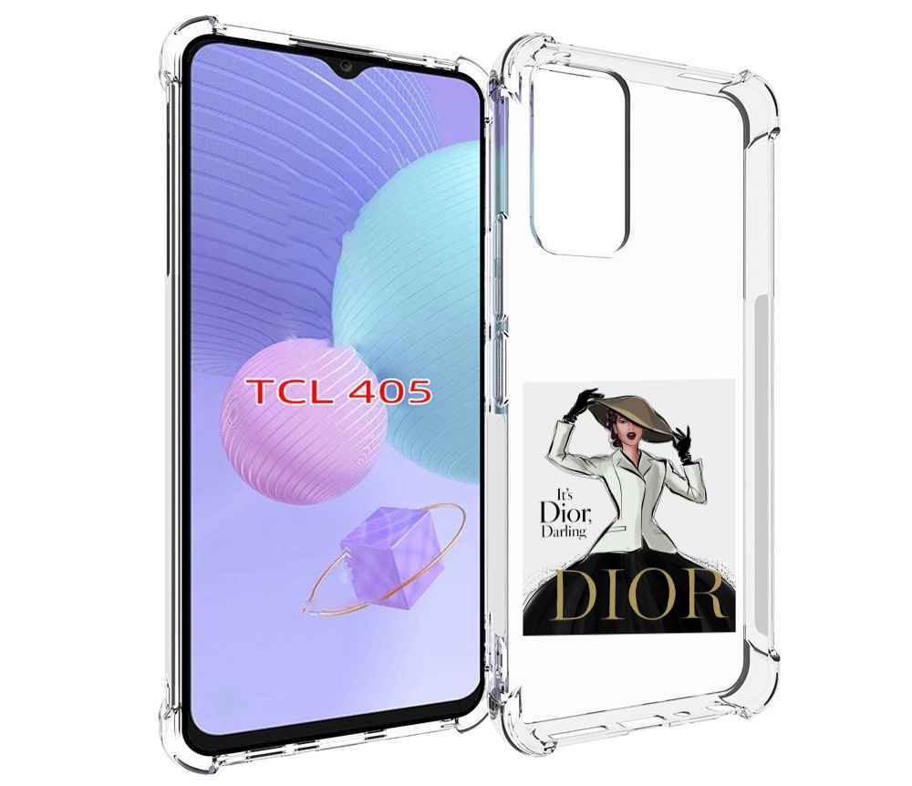 

Чехол MyPads drawings of sketches для TCL 405, Tocco