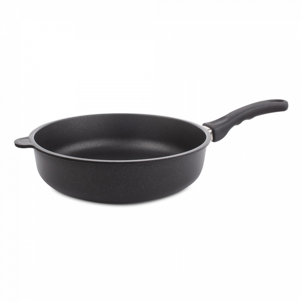 Сковорода глубокая AMT 28 см Frying Pans Titan для индукционных плит
