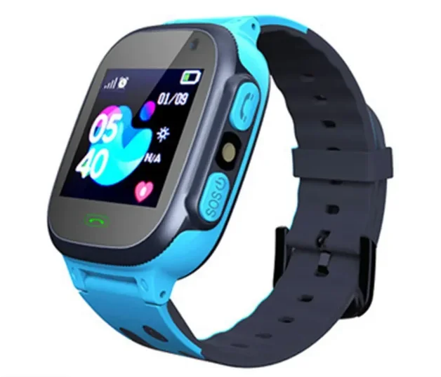 Детские смарт-часы с GPS, Blue, водонепроницаемые смартфон honor x7a 4 128gb ru blue