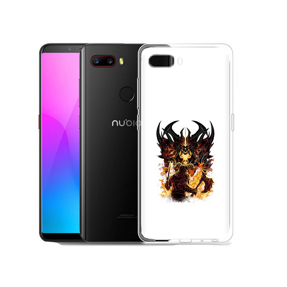 

Чехол MyPads Tocco для ZTE Nubia Z18 демон shadow fiend (PT115657.463.318), Прозрачный, Tocco