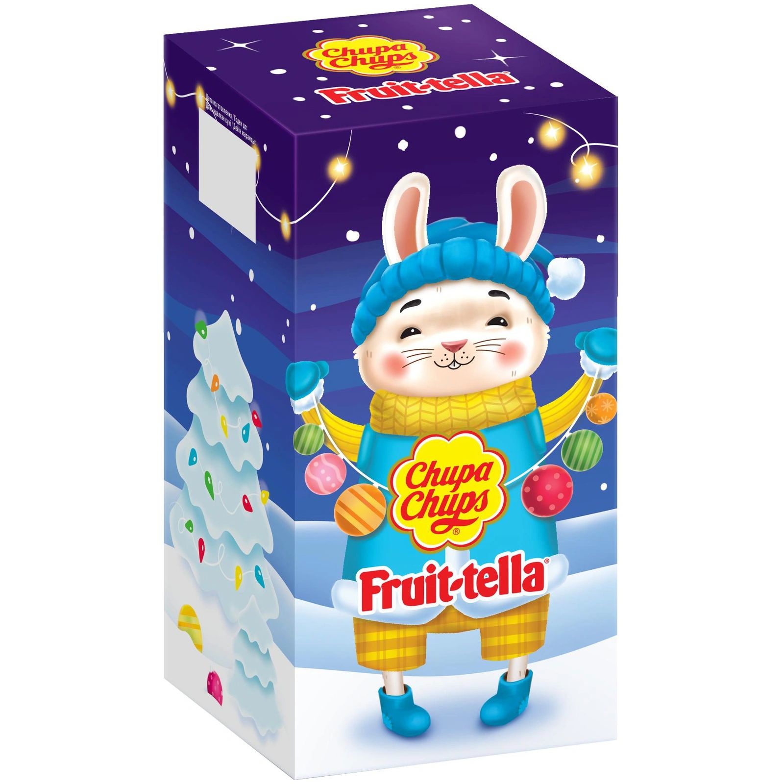 фото Набор конфет fruittella зайка с гирляндой 134 г fruit-tella