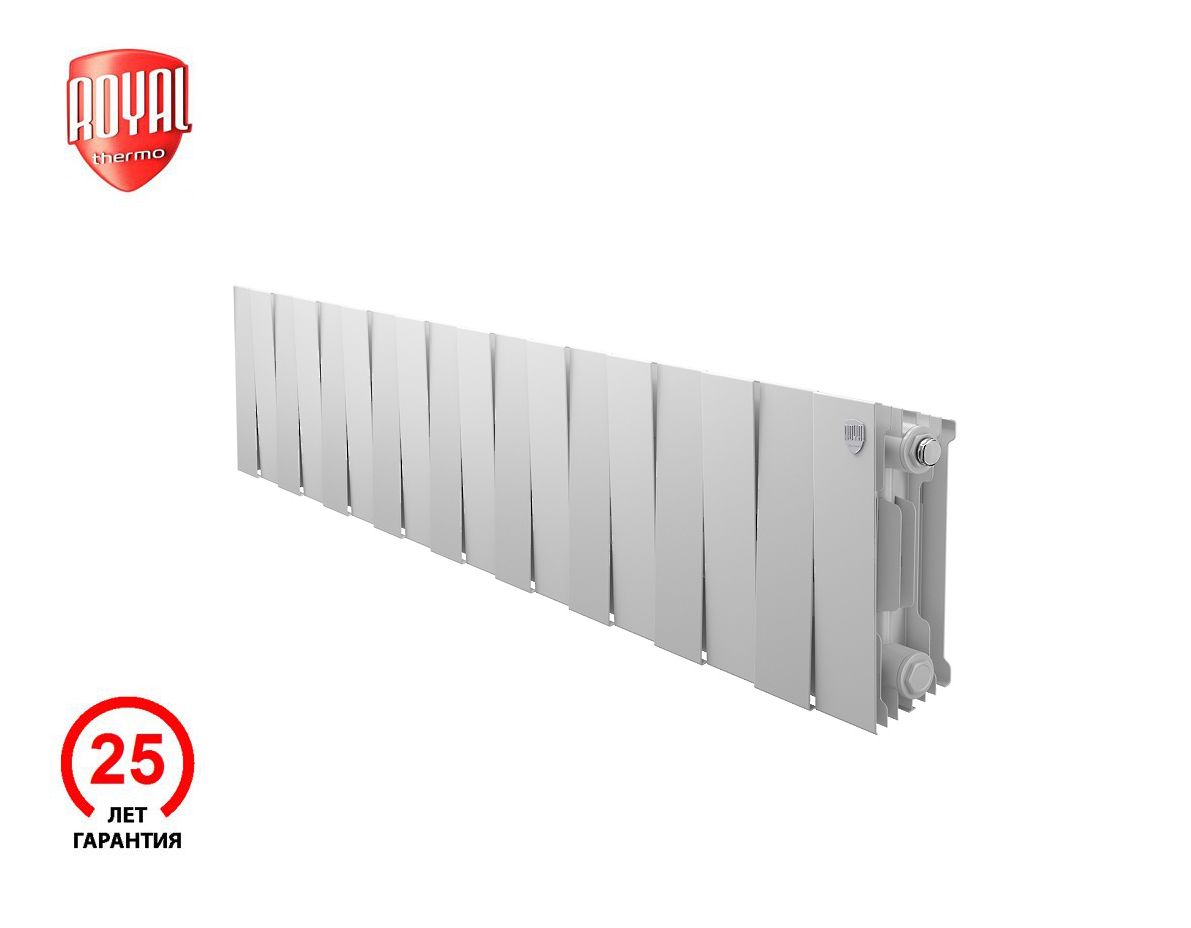 

Радиатор секционный биметаллический Royal Thermo PianoForte 200 Bianco Traffico - 18 секц., PianoForte 200