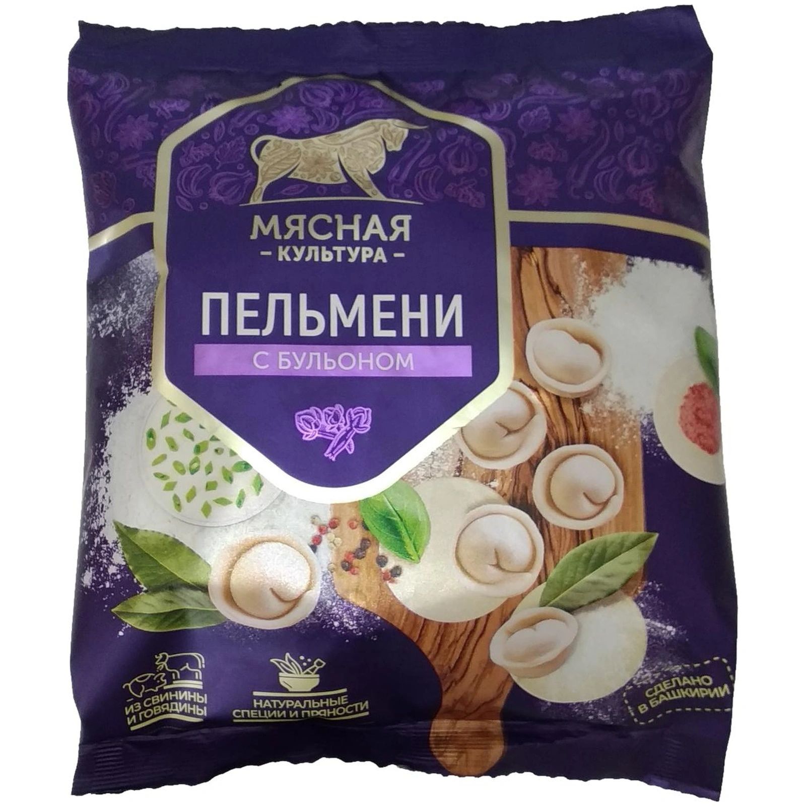 

Пельмени Мясная культура С бульоном категории В 700 г