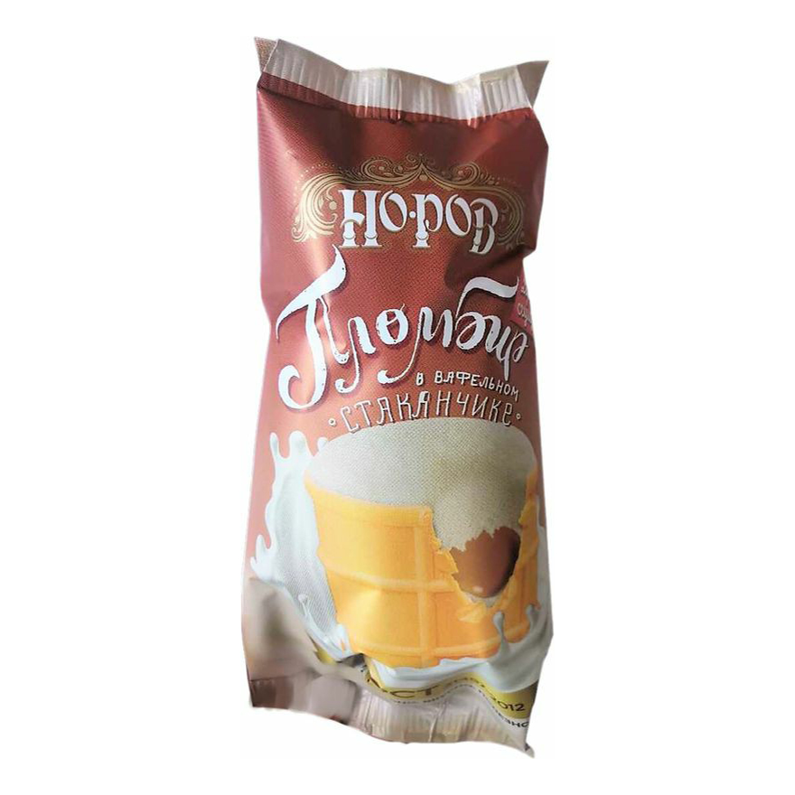

Мороженое пломбир Норов с вареной сгущенкой 15% 70 г