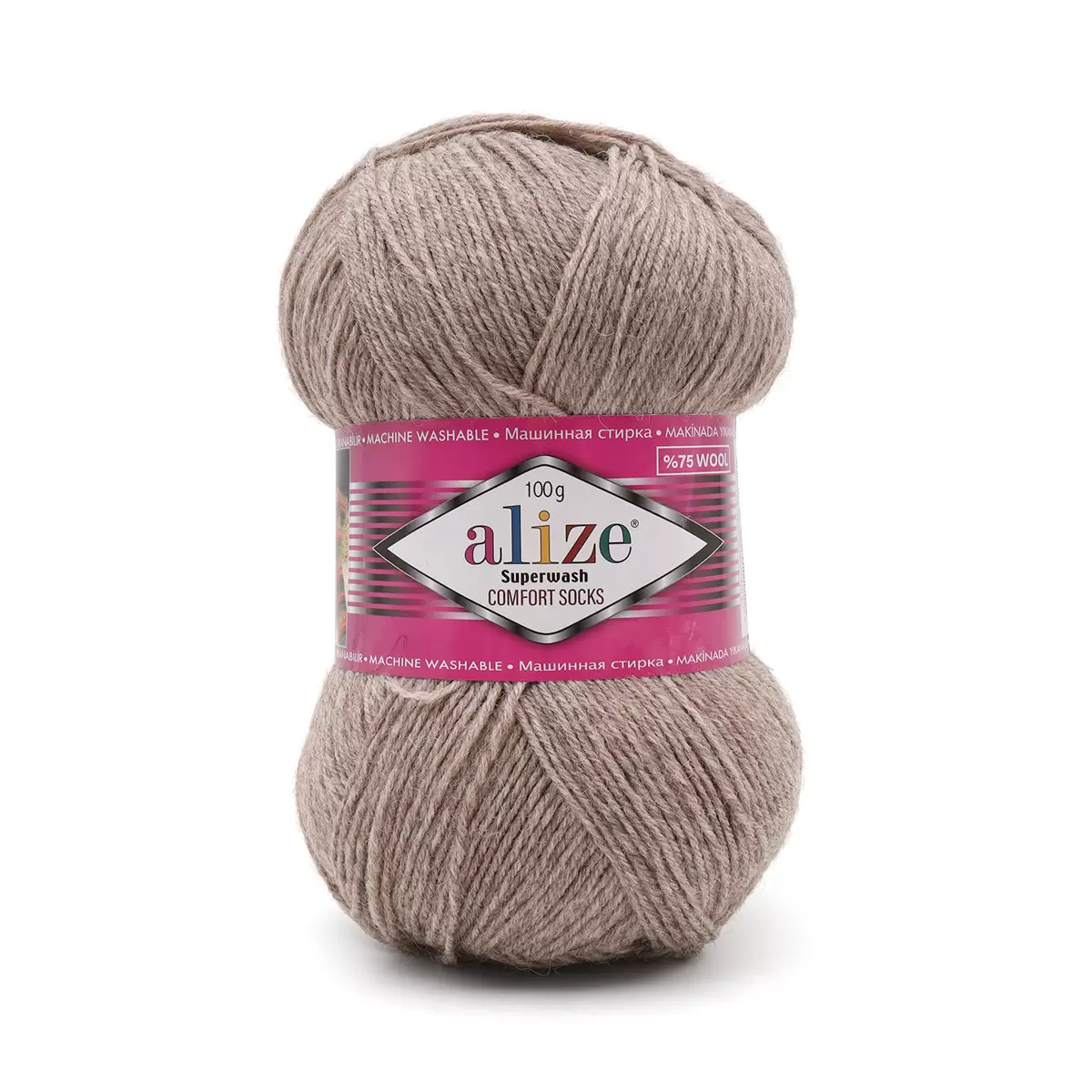 

Пряжа носочная Alize Superwash Comfort Socks 803598 цвет бежевый (1 моток), Superwash Comfort Socks