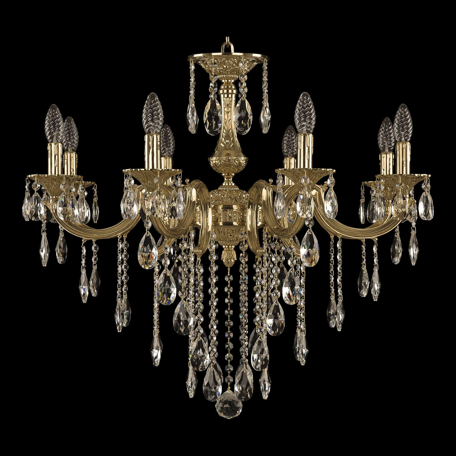 фото Хрустальная люстра 72110/8/250 b g bohemia ivele crystal