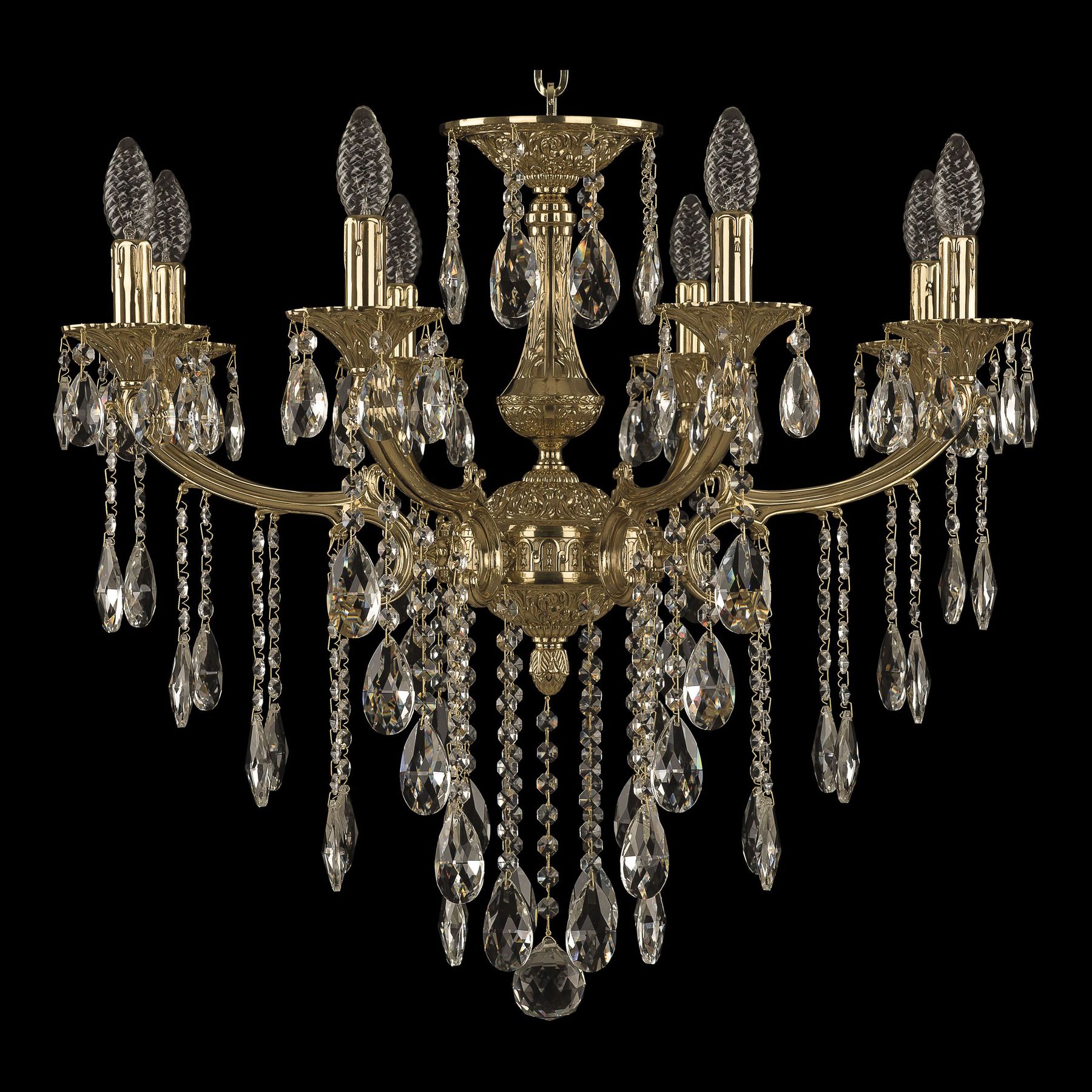 

Хрустальная люстра 72116/8/210 B G Bohemia Ivele Crystal, 72116/8/210 B G