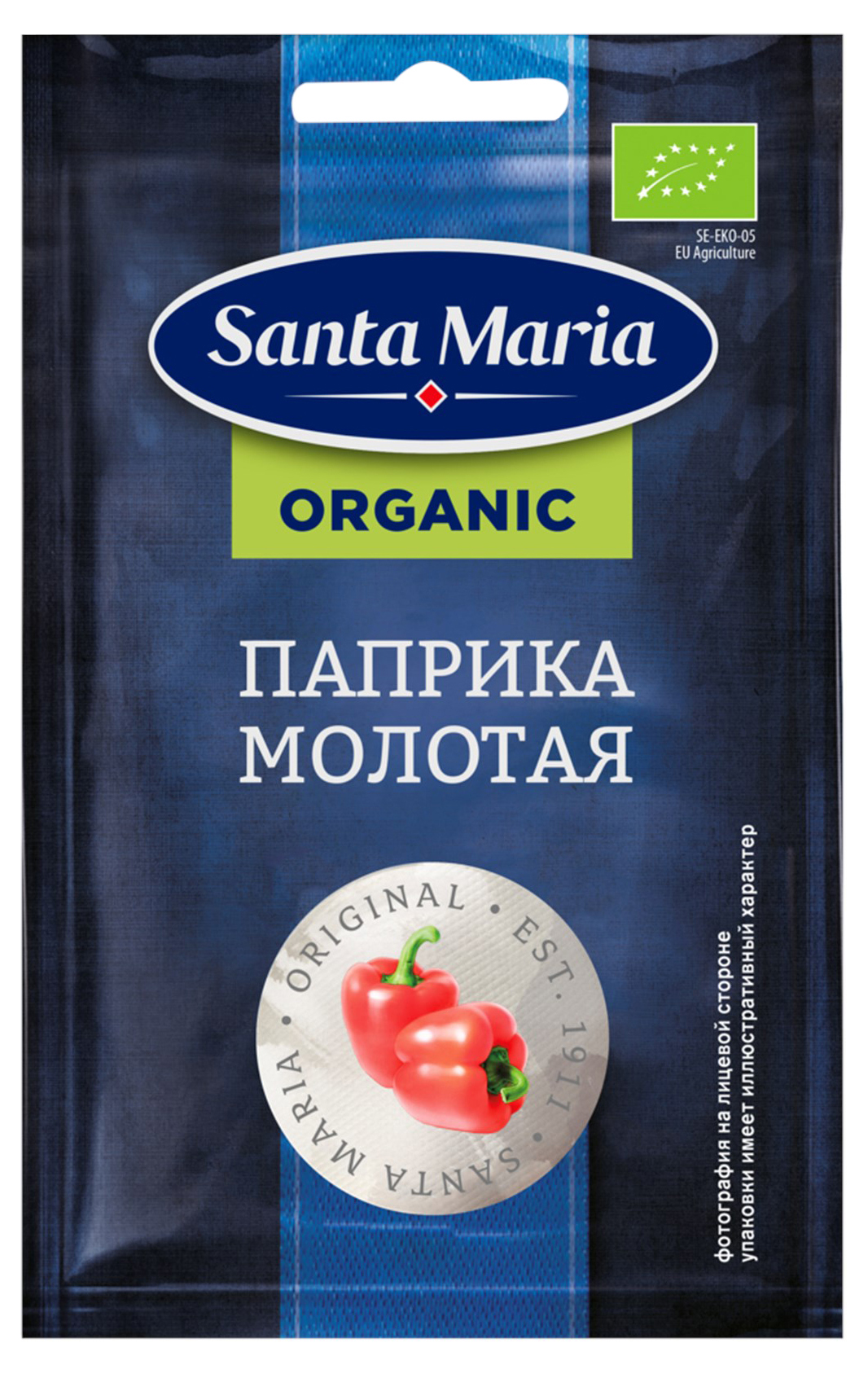 Приправа Santa Maria Organic Паприка молотая 17 г