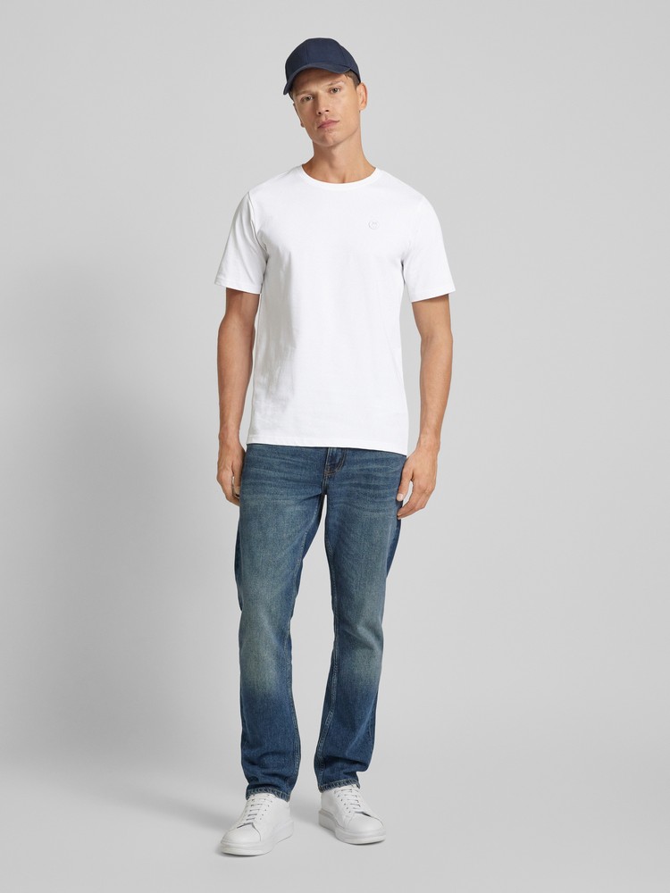

Футболка мужская Knowledge Cotton Apparel 1010605 белая L, Белый, 1010605