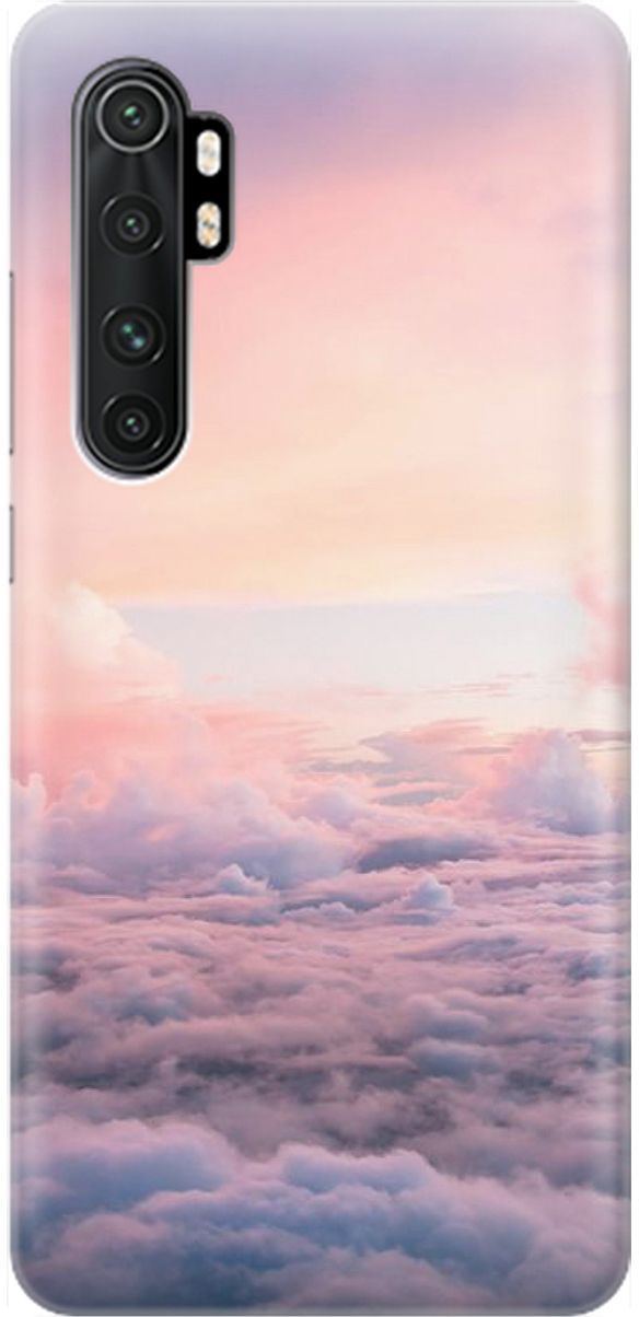 

Чехол на Xiaomi Mi Note 10 Lite "Высоко над облаками", Фиолетовый;розовый, 1600