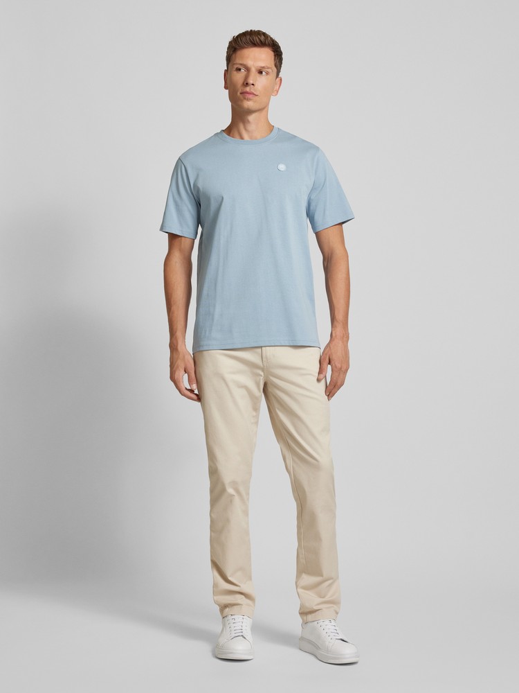 

Футболка мужская Knowledge Cotton Apparel 1010605 синяя XL, Синий, 1010605