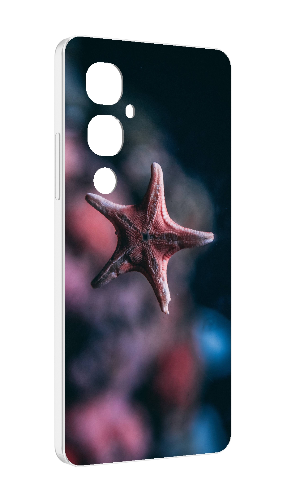 

Чехол MyPads морская-звезда---starfish для Tecno Pova 4 Pro, Прозрачный, Tocco