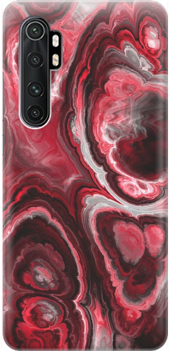 

Чехол на Xiaomi Mi Note 10 Lite "Гранатовые краски", Красный, 1600