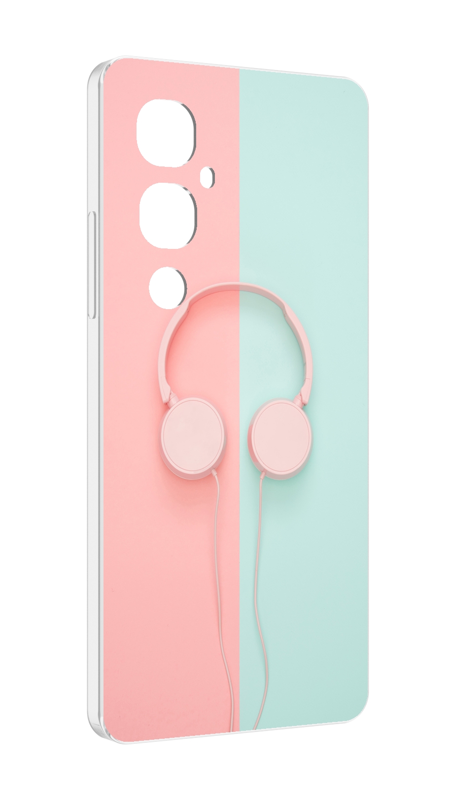 

Чехол MyPads наушники-минимализм для Tecno Pova 4 Pro, Прозрачный, Tocco