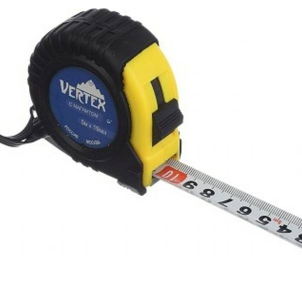 Рулетка vertextools магнитная 3х19 мм 3120-03