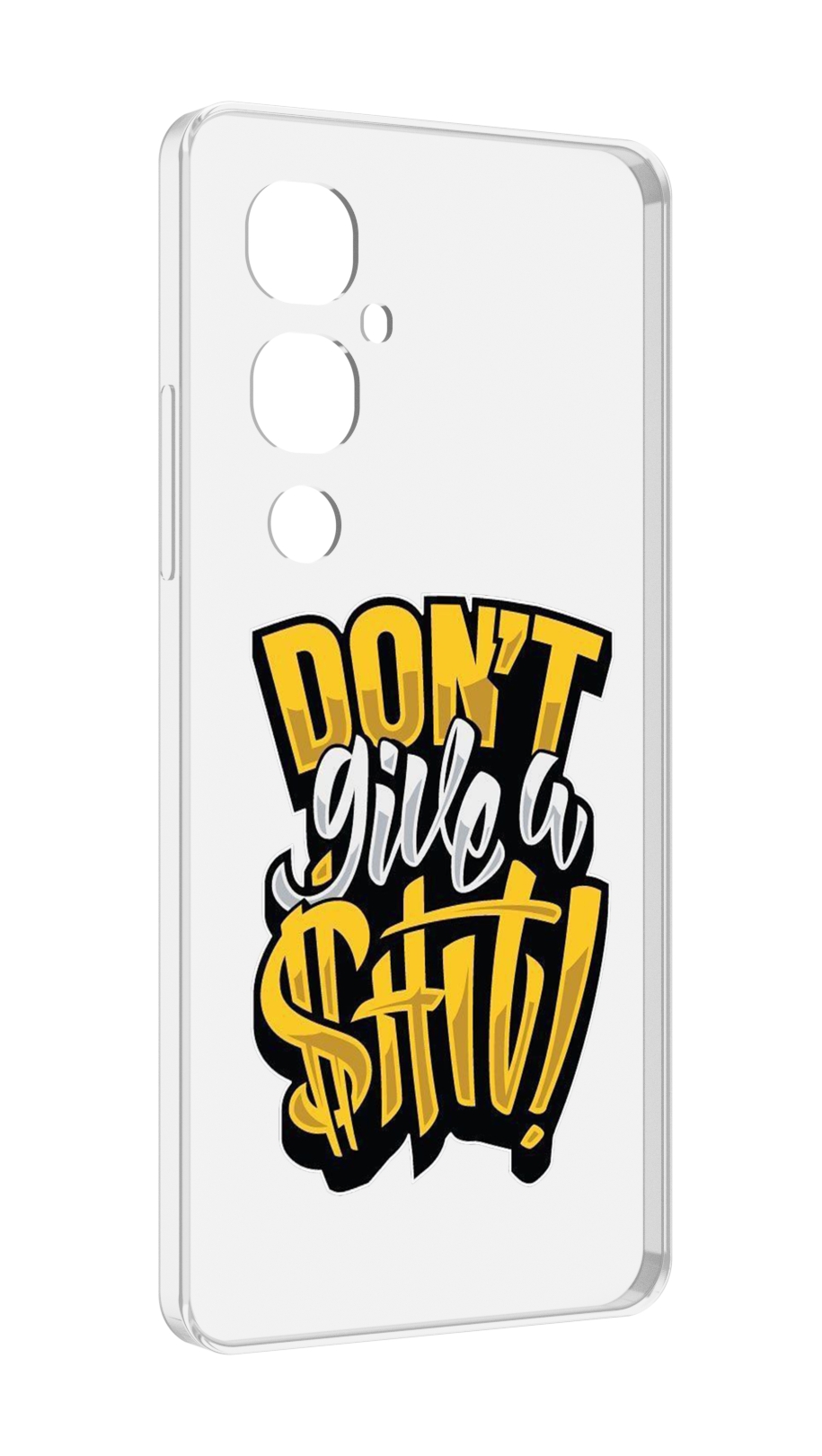 

Чехол MyPads не давай шит для Tecno Pova 4 Pro, Прозрачный, Tocco